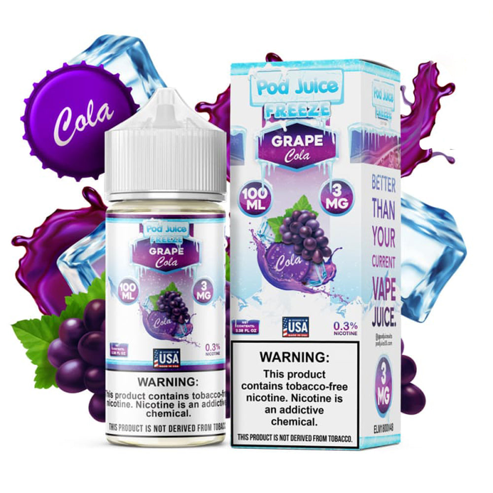 Congelado de cola de uva con jugo de vaina 55