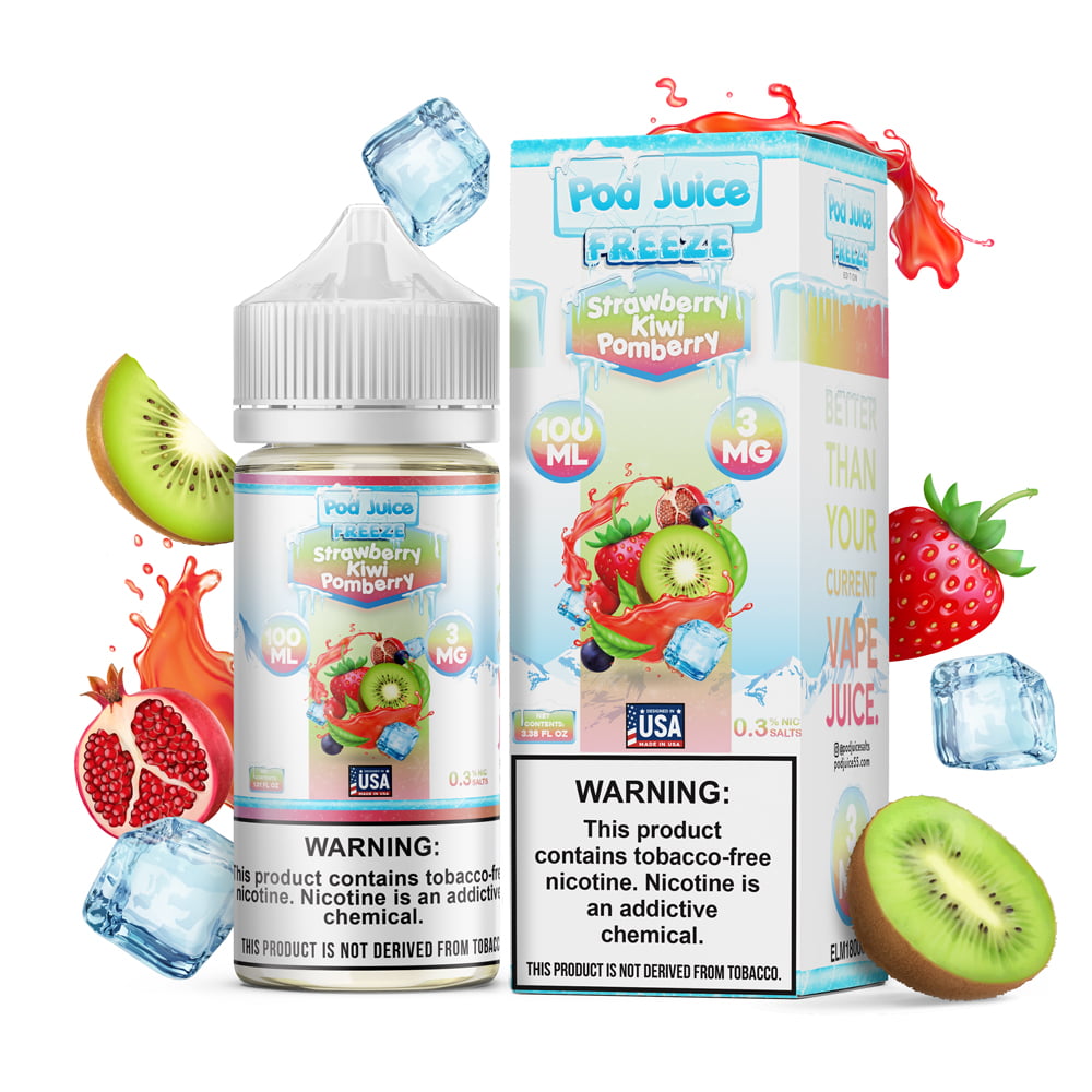 Fresa, Kiwi, Pomberry Freeze Por Pod Juice 55