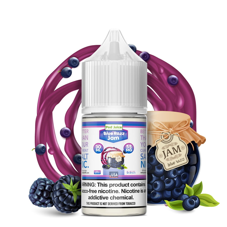 Mermelada Blue Razz de Pod Juice 55