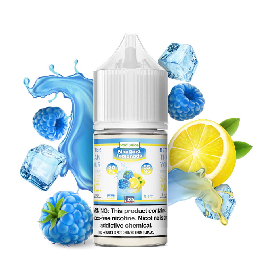 Limonada Blue Razz Congelada Por Pod Juice 55