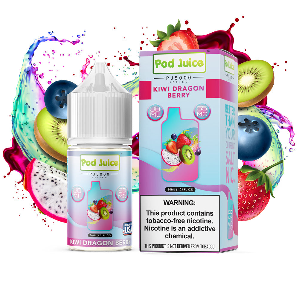 Kiwi Dragon Berry de Pod Juice 55 (Serie PJ 5000)