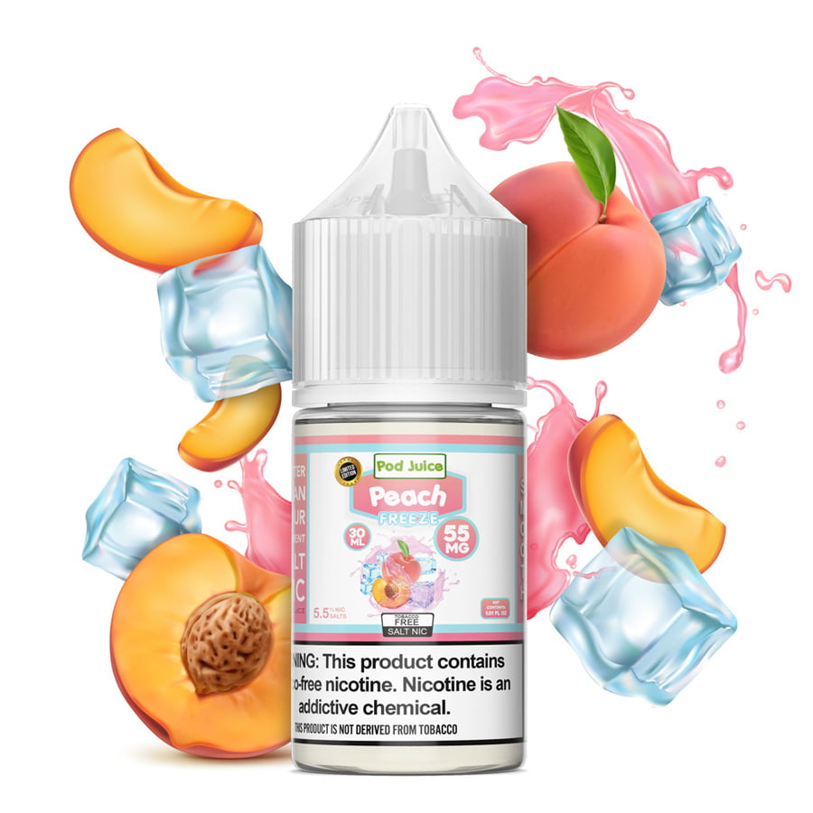 Congelado de melocotón con jugo de vaina 55