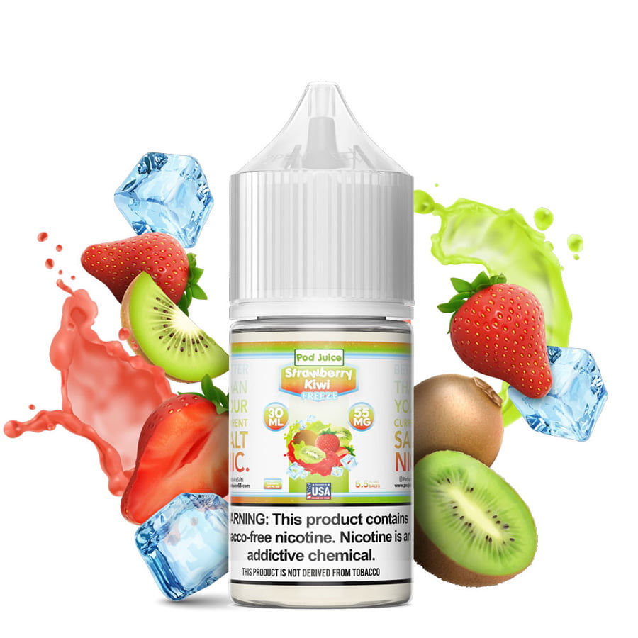 Congelado de fresa y kiwi con jugo de vaina 55