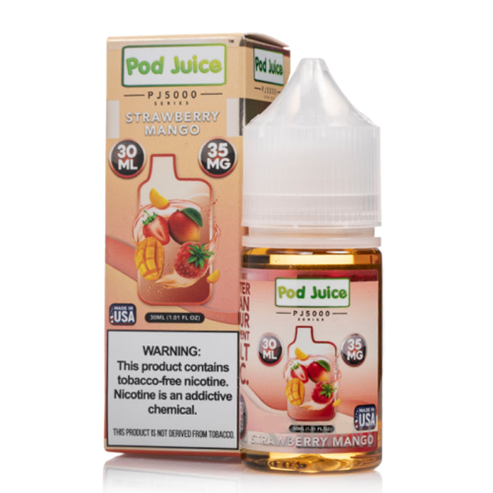 Mango de fresa por Pod Juice 55 (Serie PJ 5000)