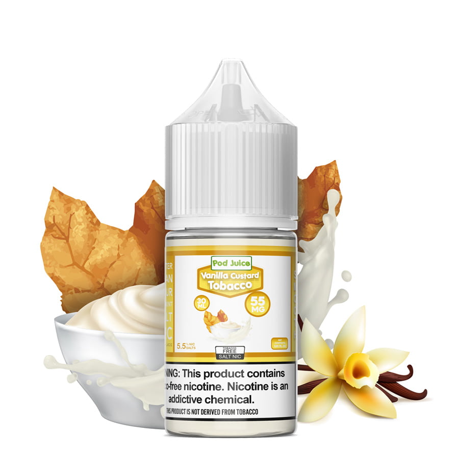 Natillas De Vainilla Tabaco Por Jugo De Vainas 55