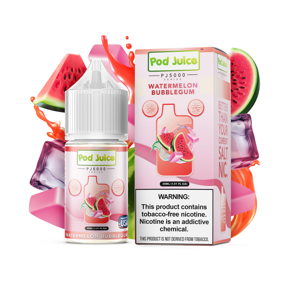 Chicle de sandía de Pod Juice 55 (Serie PJ 5000)