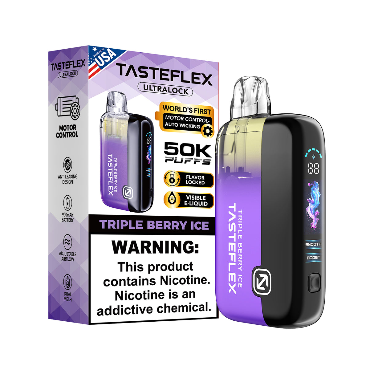 TasteFlex UltraLock 50000 Puffs