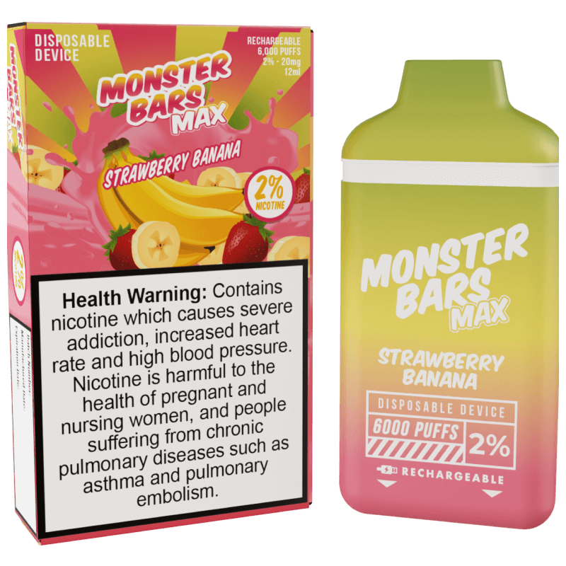 Strawberry Banana Monster Bars Max 6k