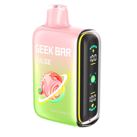 Sour Strawberry Geek Bar Pulse 15 Disposable Vape