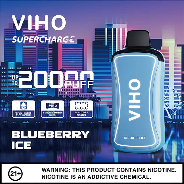 Blueberry Ice VIHO Supercharge 20k