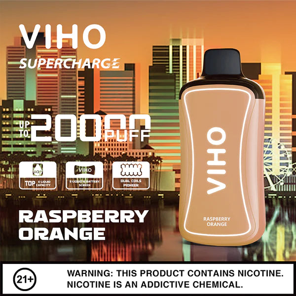 Frambuesa Naranja VIHO Supercharge 20k