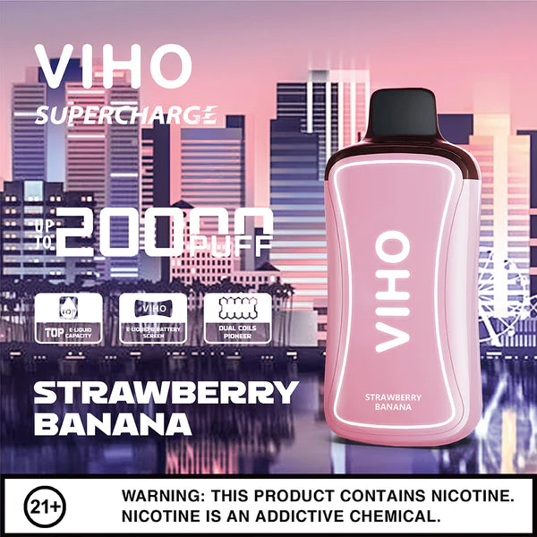 Strawberry Banana VIHO Supercharge 20k