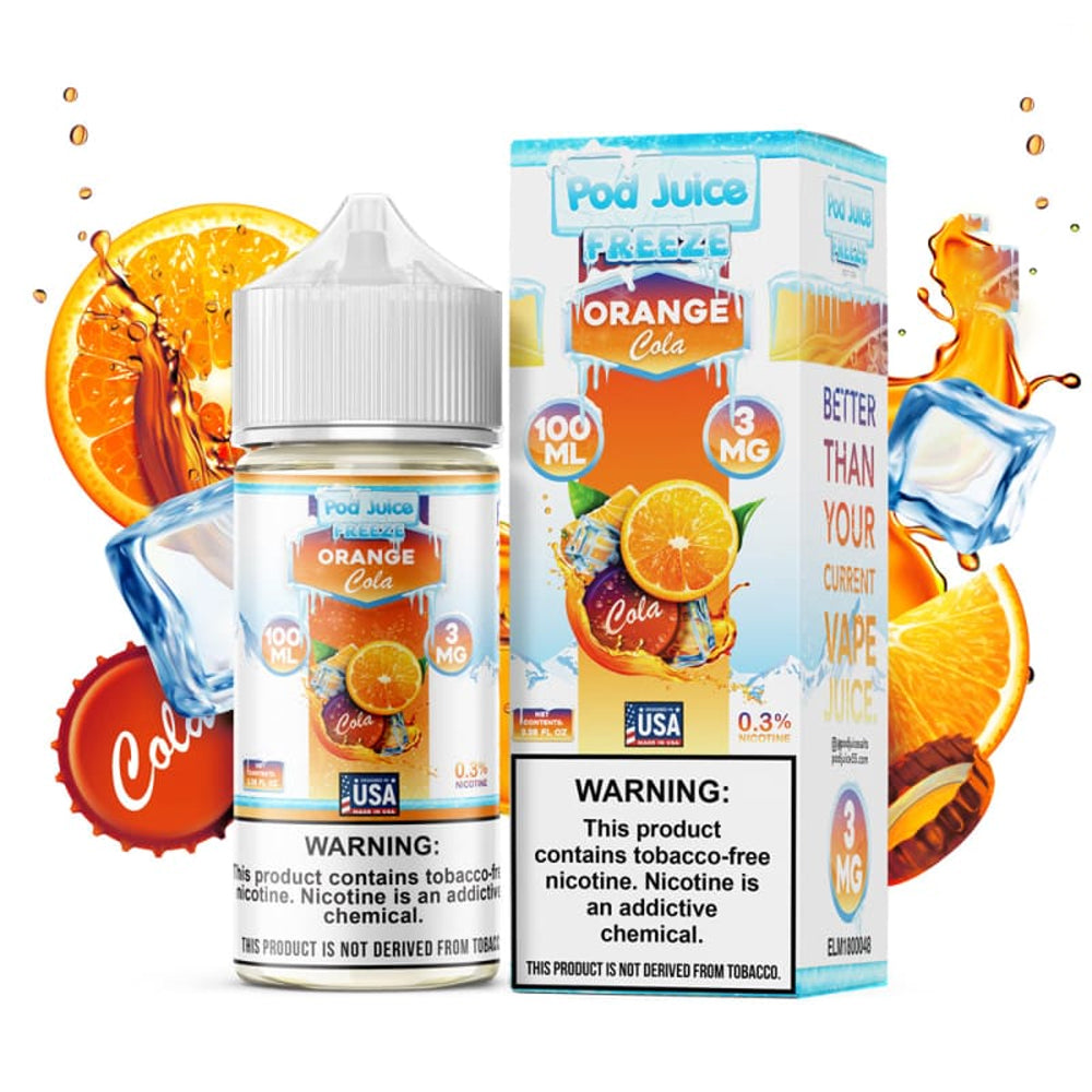 Congelado de cola de naranja con jugo de vaina 55