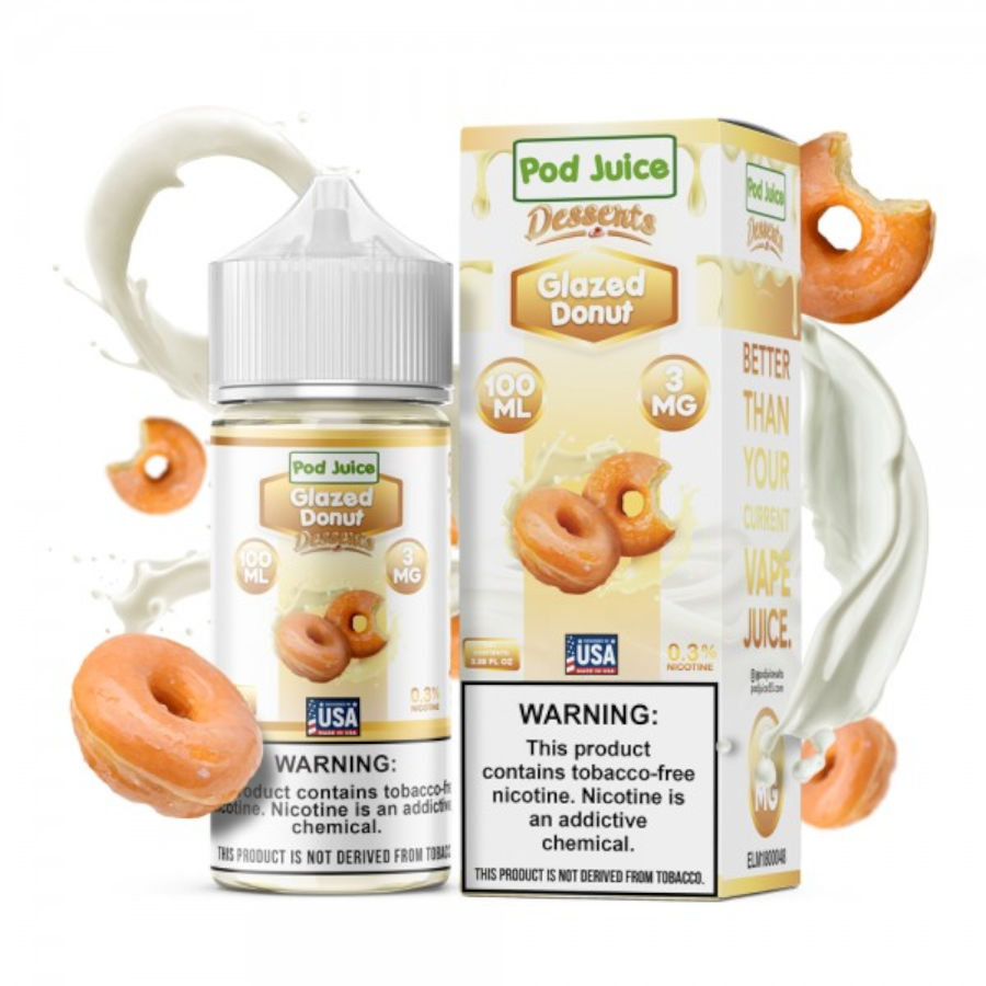 Donut Glaseado Con Jugo De Vainas 55